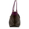 Borsa Louis Vuitton  Olympe in pelle viola e naturale e tela monogram marrone - Detail D5 thumbnail