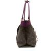 Borsa Louis Vuitton  Olympe in pelle viola e naturale e tela monogram marrone - Detail D6 thumbnail