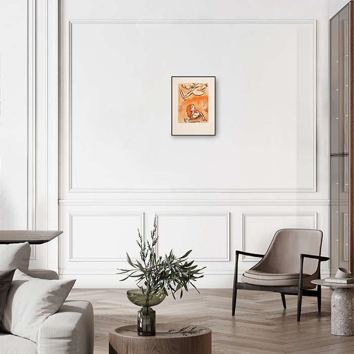 Marc Chagall, "La Vierge d'Israël", lithographie en couleurs sur papier, signée et numérotée, de 1960 - Detail D4