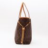 Louis Vuitton  Neverfull shopping bag  in brown monogram canvas  and natural leather - Detail D6 thumbnail