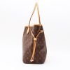 Shopping bag Louis Vuitton  Neverfull in tela monogram marrone e pelle naturale - Detail D7 thumbnail