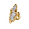 Vintage   1970's ring in yellow gold, white gold and diamonds - 00pp thumbnail