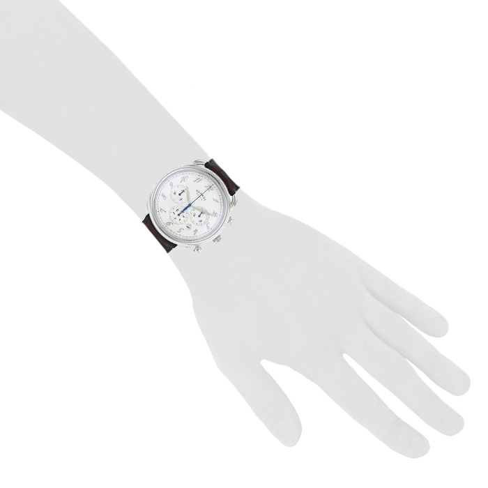 Hermès Arceau Chrono  in stainless steel Ref: Hermes - AR4.910  Circa 2012 - Detail D1