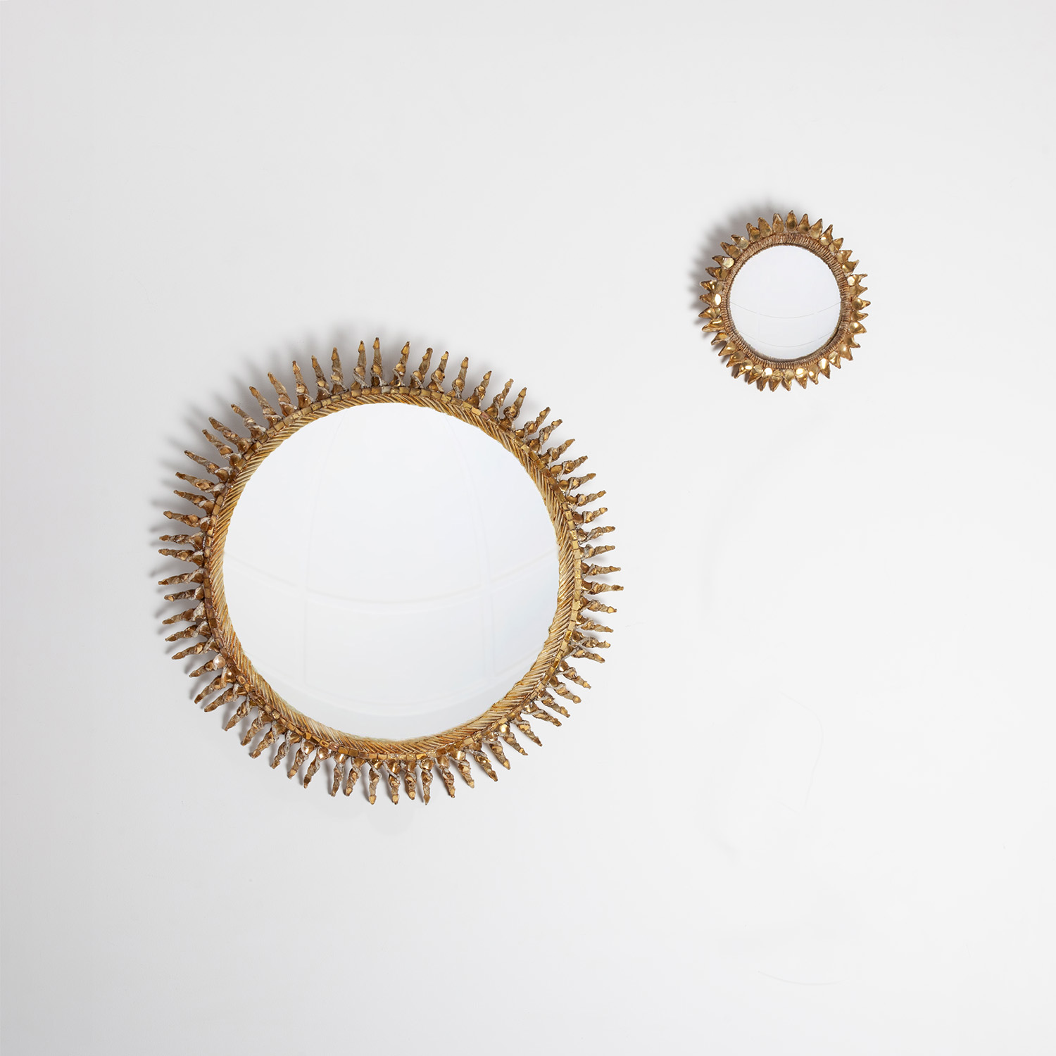 Miroir 'Soleil torsadé' - le modèle créé vers 1960 - Detail D7