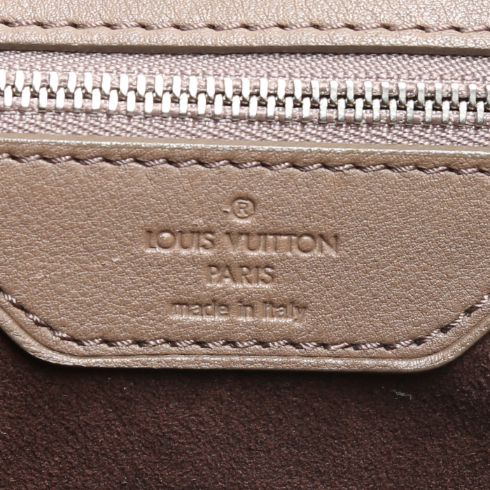 Borsa Louis Vuitton Ixia in pelle marrone - Detail D4