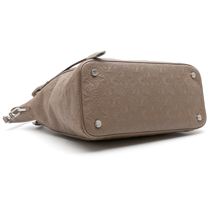 Borsa Louis Vuitton Ixia in pelle marrone - Detail D5