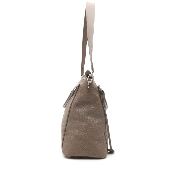Borsa Louis Vuitton Ixia in pelle marrone - Detail D6