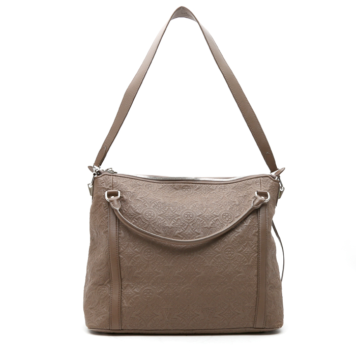 Borsa Louis Vuitton Ixia in pelle marrone - Detail D8