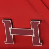 Sac bandoulière Hermès  Constance en cuir epsom rouge - Detail D1 thumbnail