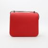 Hermès  Constance shoulder bag  in red epsom leather - Detail D8 thumbnail