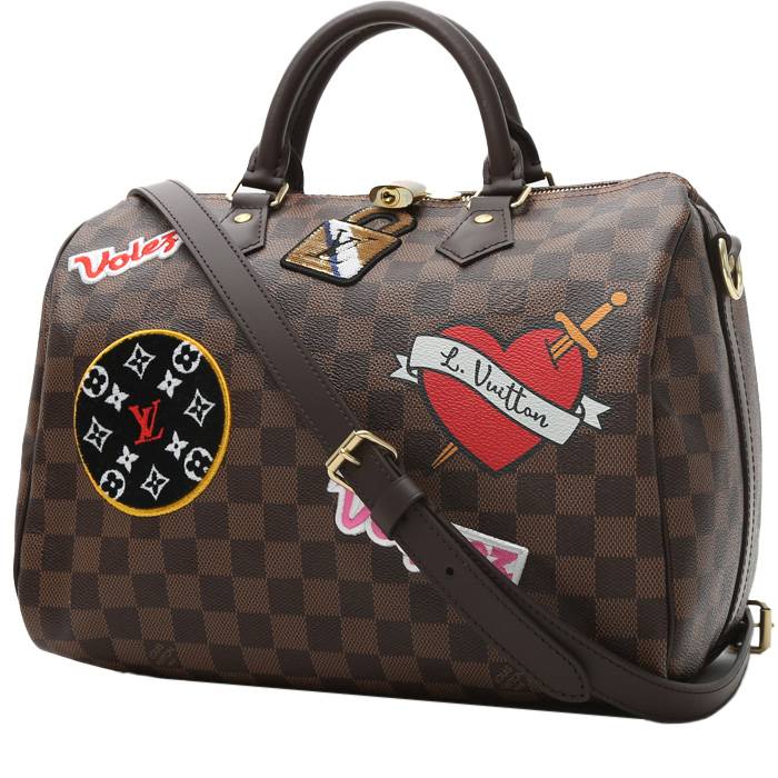 Louis Vuitton Speedy 30 Bandouliere Leather Shoulder Bag