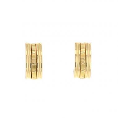 Par de criollas Tiffany & Co Atlas de oro amarillo