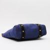 Louis Vuitton  Antigua shopping bag  in navy blue and black canvas - Detail D6 thumbnail