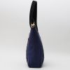 Shopping bag Louis Vuitton  Antigua in tela blu marino e nera - Detail D8 thumbnail