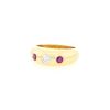 Cartier   1980's ring in yellow gold, diamond and ruby - 00pp thumbnail