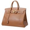 Hermès  Birkin 40 cm handbag  in gold Courchevel leather - 00pp thumbnail