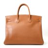 Hermès  Birkin 40 cm handbag  in gold Courchevel leather - Detail D8 thumbnail