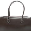 Hermès  Plume Elan handbag  in brown box leather - Detail D1 thumbnail