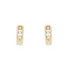Messika Move Pavées medium model earrings in yellow gold and diamonds - 00pp thumbnail