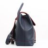 Mochila Louis Vuitton  Lockme Backpack en cuero granulado azul marino y rojo - Detail D6 thumbnail