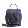 Sac à dos Louis Vuitton  Lockme Backpack en cuir grainé bleu-marine et rouge - Detail D8 thumbnail