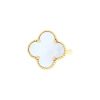 Van Cleef & Arpels Magic Alhambra ring in yellow gold and mother of pearl - 00pp thumbnail