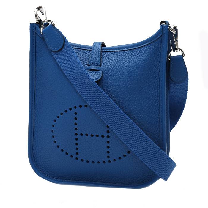 Brand New Hermes Mini Evelyne Clemence Taurillon Bag in Jaune