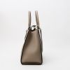 Louis Vuitton  City Steamer handbag  in grey grained leather - Detail D7 thumbnail