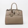 Louis Vuitton  City Steamer handbag  in grey grained leather - Detail D9 thumbnail