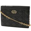 Bolso bandolera Dior  Pochette Daily en cuero cannage negro - 00pp thumbnail