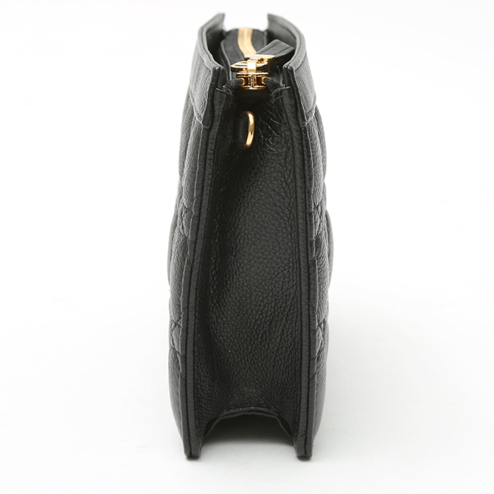 Dior Pochette Daily shoulder bag in black leather cannage - Detail D6