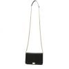 Chanel  PIQUADRO calf-leather messenger-bag Schwarz shoulder bag  in black chevron quilted leather - Detail D2 thumbnail