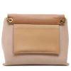 Chloé  Clare handbag  in beige and brown leather - Detail D8 thumbnail