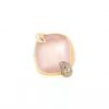 Anello Pomellato Ritratto modello medio in oro rosa, quarzo rosa e diamanti - 360 thumbnail