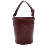 Hermès  Mangeoire handbag  in burgundy box leather - 00pp thumbnail