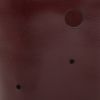 Bolso de mano Hermès  Mangeoire en cuero box color burdeos - Detail D1 thumbnail