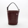 Hermès  Mangeoire handbag  in burgundy box leather - Detail D7 thumbnail