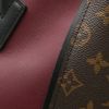 Bolso de mano Louis Vuitton  Tote W en lona Monogram marrón y cuero color burdeos - Detail D1 thumbnail
