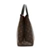 Bolso de mano Louis Vuitton  Tote W en lona Monogram marrón y cuero color burdeos - Detail D6 thumbnail