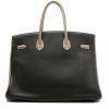 Bolso de mano Hermès  Birkin 35 cm en cuero togo marrón etoupe y negro - Detail D8 thumbnail