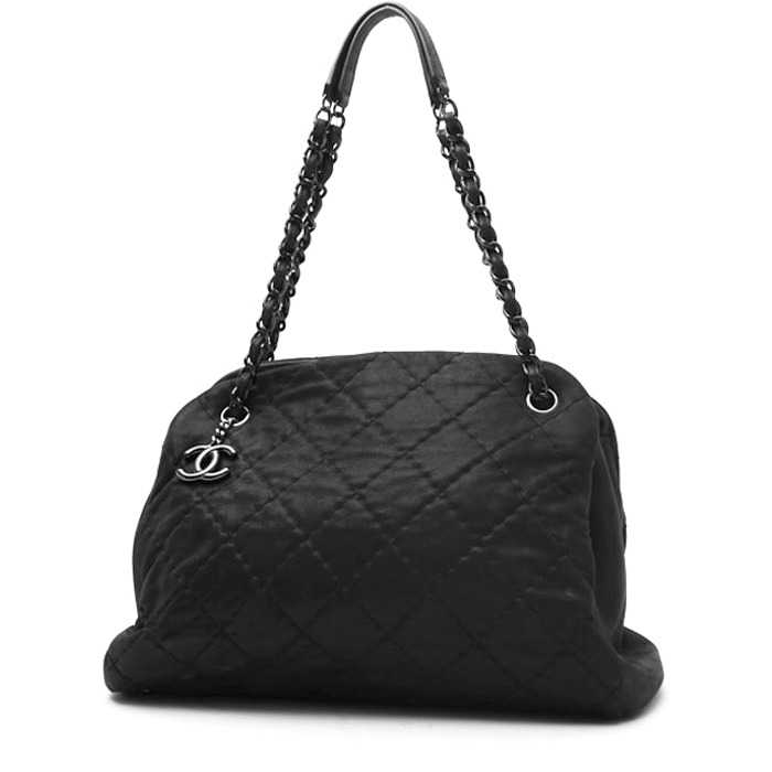 Borsa Chanel  Mademoiselle in pelle trapuntata nera - Detail D3