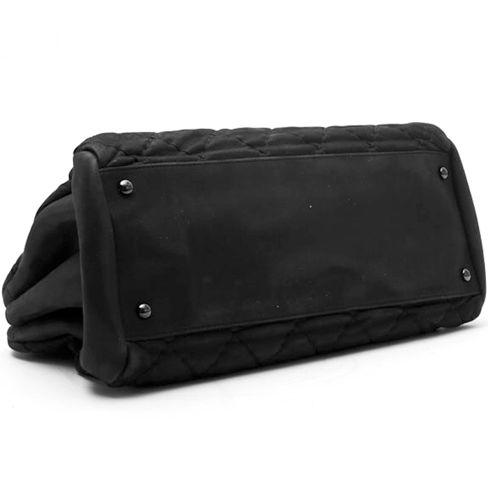 Borsa Chanel  Mademoiselle in pelle trapuntata nera - Detail D6