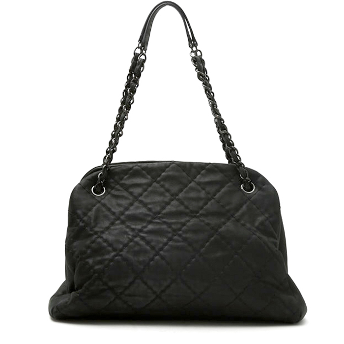 Borsa Chanel  Mademoiselle in pelle trapuntata nera - Detail D9