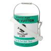 Louis Vuitton  Editions Limitées handbag Paint Can in green and white monogram canvas  and white leather - 00pp thumbnail