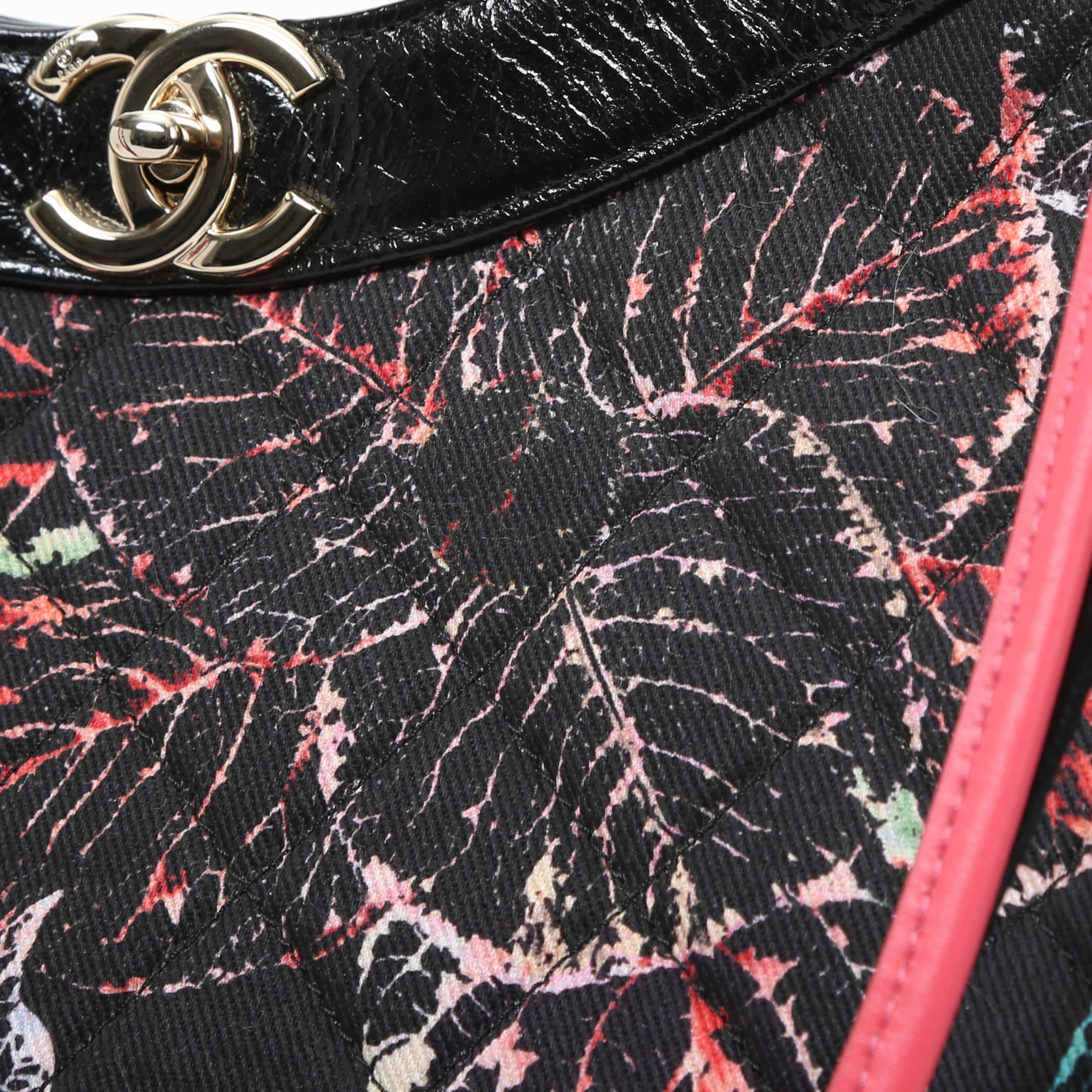 Borsa Chanel  31 in tela trapuntata nera e pelle nera - Detail D1