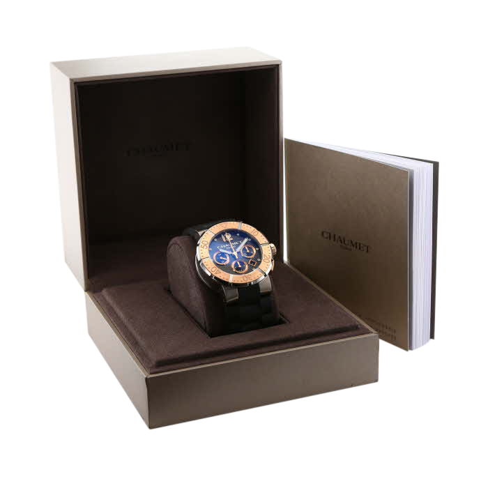 Chaumet Class One  in pink gold and titanium Circa 2000