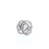 Chanel Camelia medium model ring in white gold and diamonds - 360 thumbnail