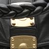 Bolso de mano Miu Miu   en cuero negro - Detail D1 thumbnail