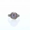 Mauboussin Perle Caviar Mon Amour ring in white gold, diamonds and Tahitian cultured pearl - 360 thumbnail
