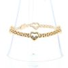 Bracelet Chopard Happy Diamonds en or jaune et diamants - 360 thumbnail